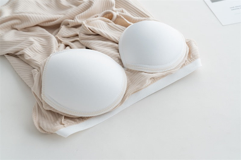 Berry Full Sleeve Built-in Bra T-Shirt